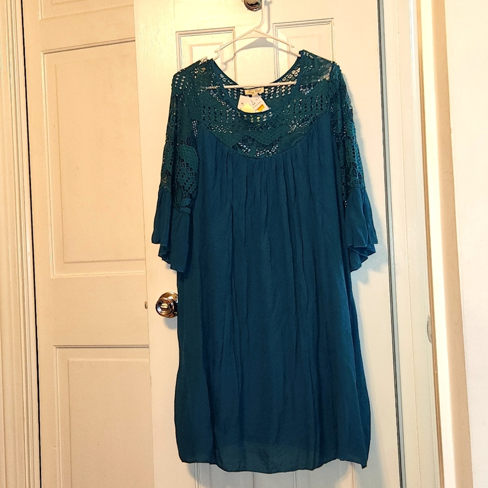 Nwt teal dress